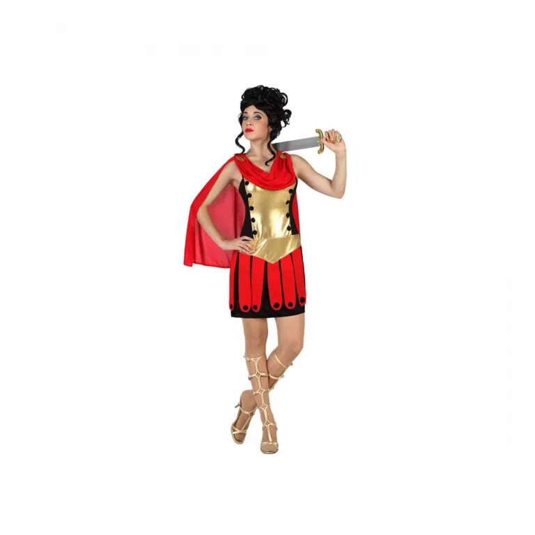 Karnevalskostm Faschingskostm Damen Kleid Rmische Kriegerin 2-teilig