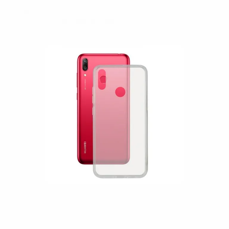 Handyhlle Schutzhlle Bumper Huawei Y7 2019 Flex Durchsichtig Smartphone-Cover