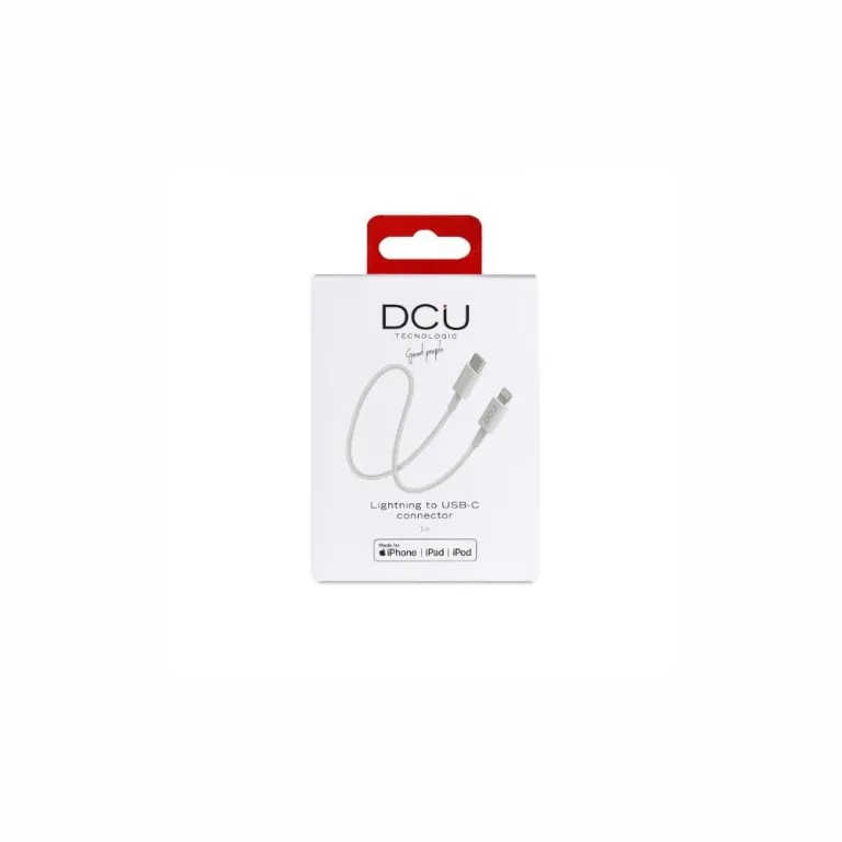 Ngs USB-C auf Lightning Verbindungskabel iPhone DCU Wei 1 m