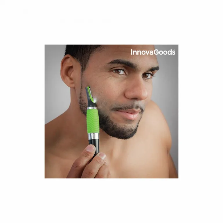 InnovaGoods Elektrisches Przisions Haarschneidegert mit LED