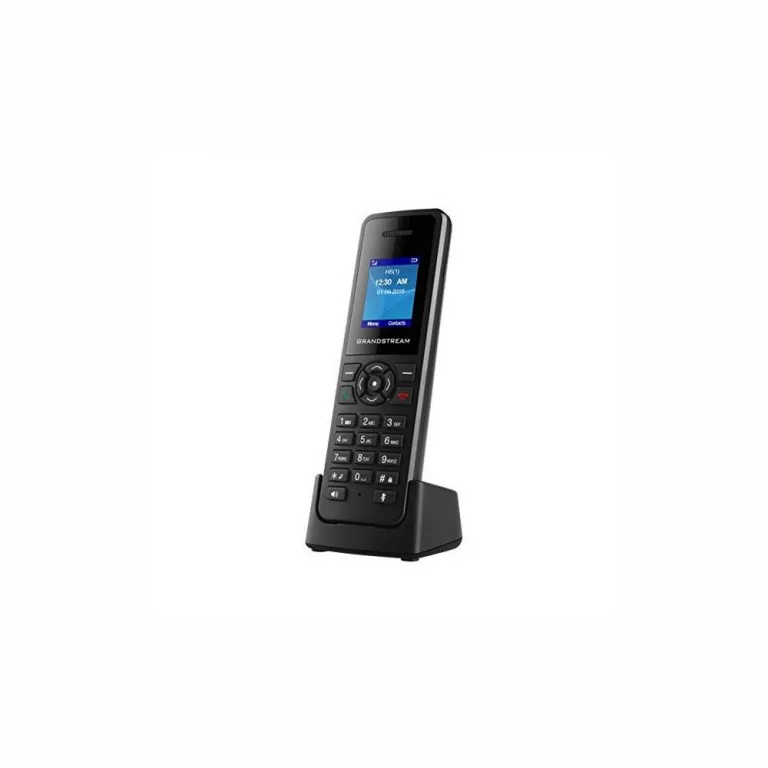 Grandstream Festnetztelefon schnurgloses Telefon IP Telefon DECT DP-720 schwarz