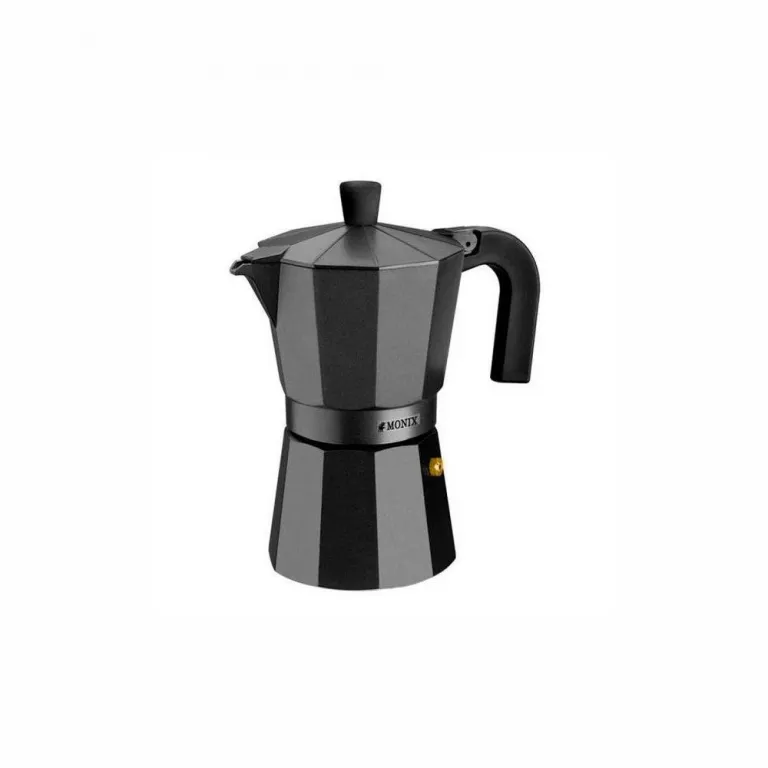 Monix Italienische Kaffeemaschine M640009 (9 Tassen) Aluminium Espressokocher