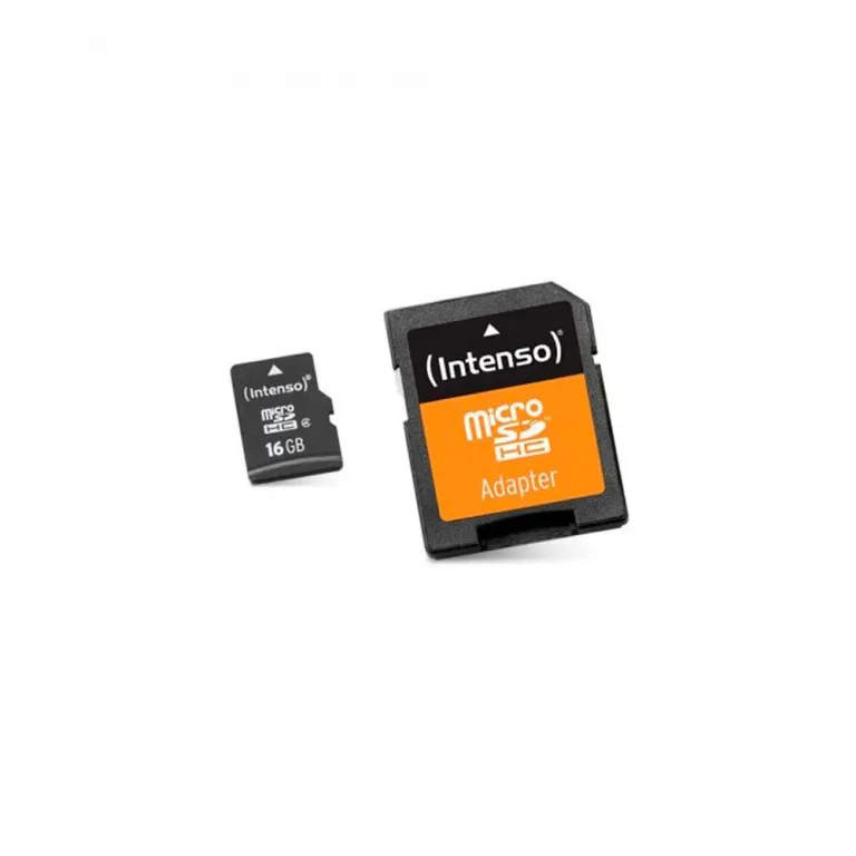 Intenso Mikro SD Speicherkarte mit Adapter INTENSO 3413470 16 GB Klasse 10