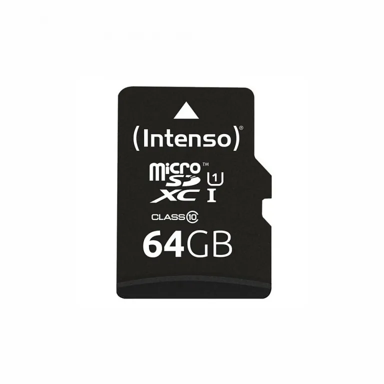 Intenso Mikro SD Speicherkarte mit Adapter INTENSO 34234 UHS-I XC Premium Schwarz