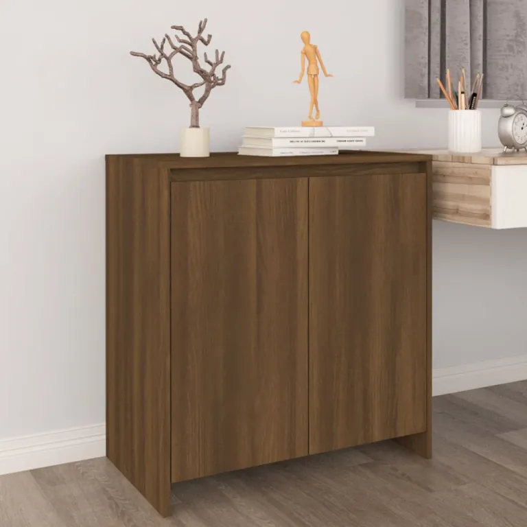 Sideboard Eichen-Optik Braun 70x40x73,5 cm Spanplatte