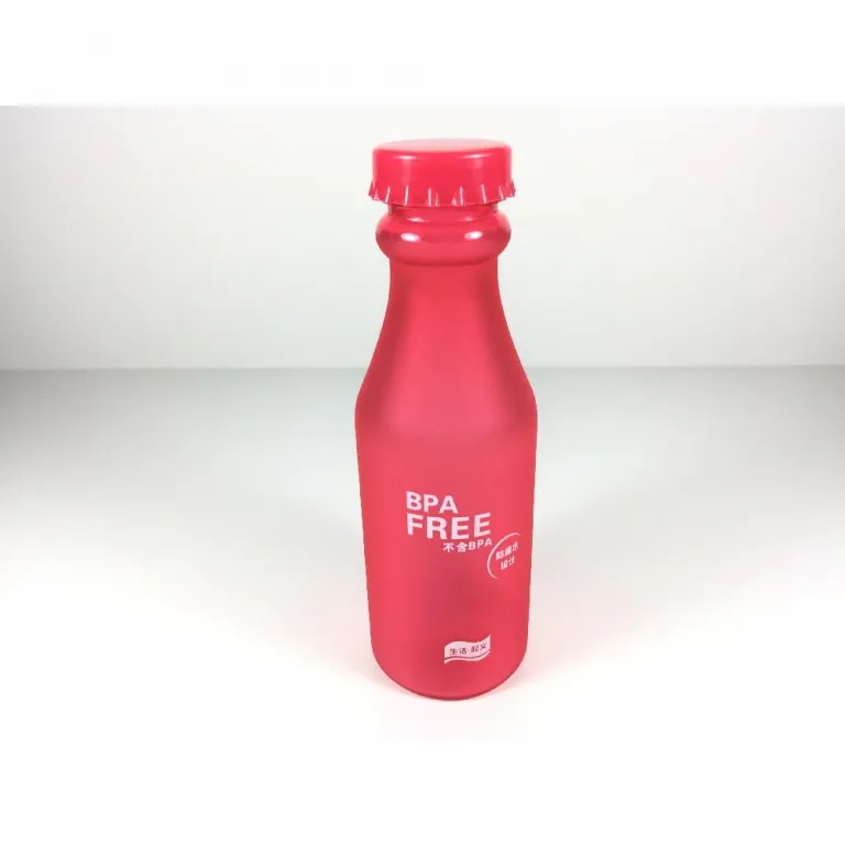 Wasserflasche BPA-frei 550ml Wasser-Trinkflasche Sport Tritan rot