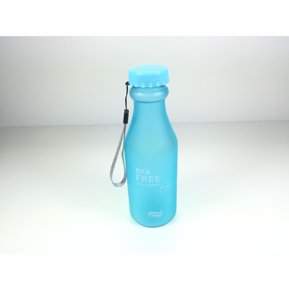 Wasserflasche BPA-frei 550ml Wasser-Trinkflasche Sport Tritan blau