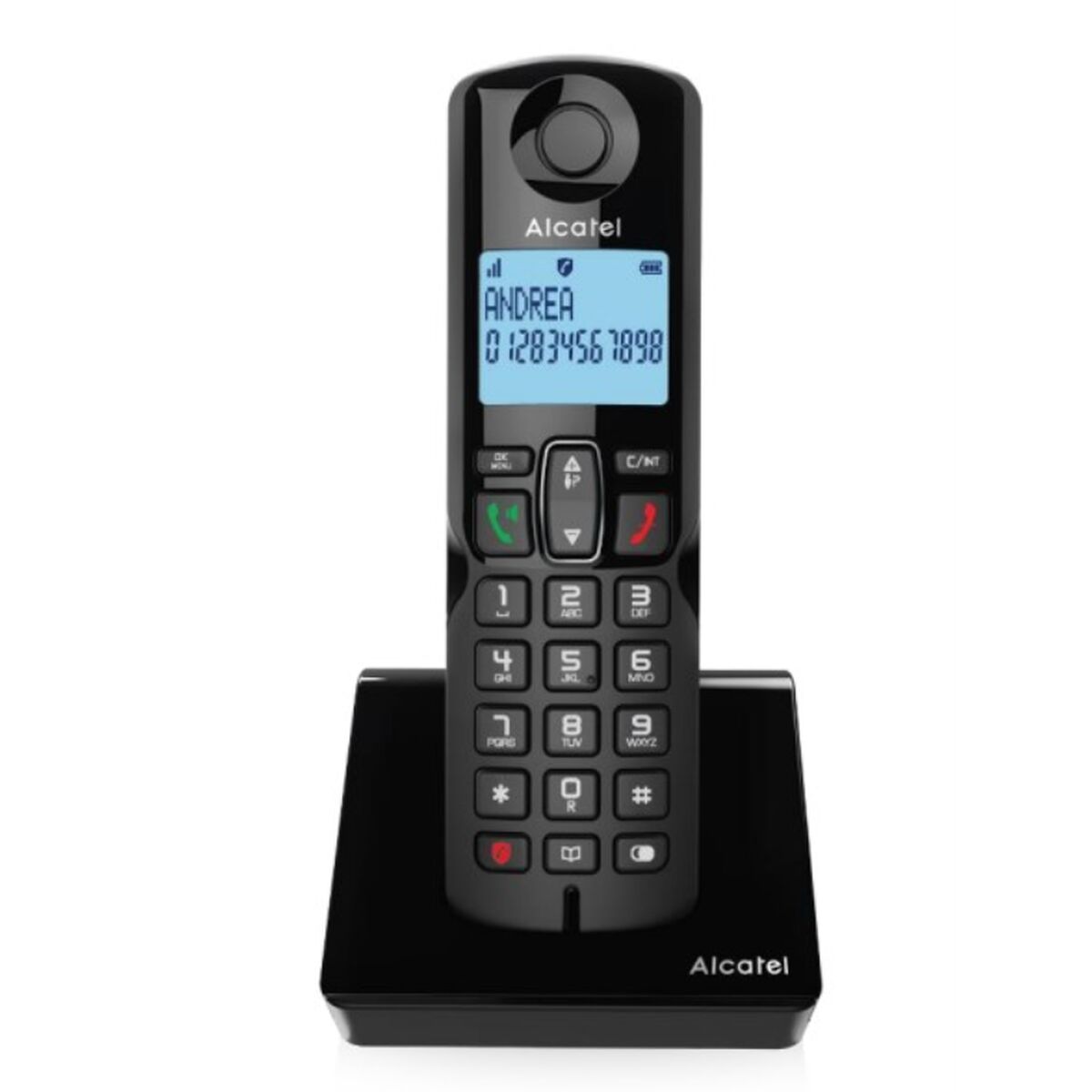 Alcatel Festnetztelefon S280 DUO Wireless Schwarz Handset