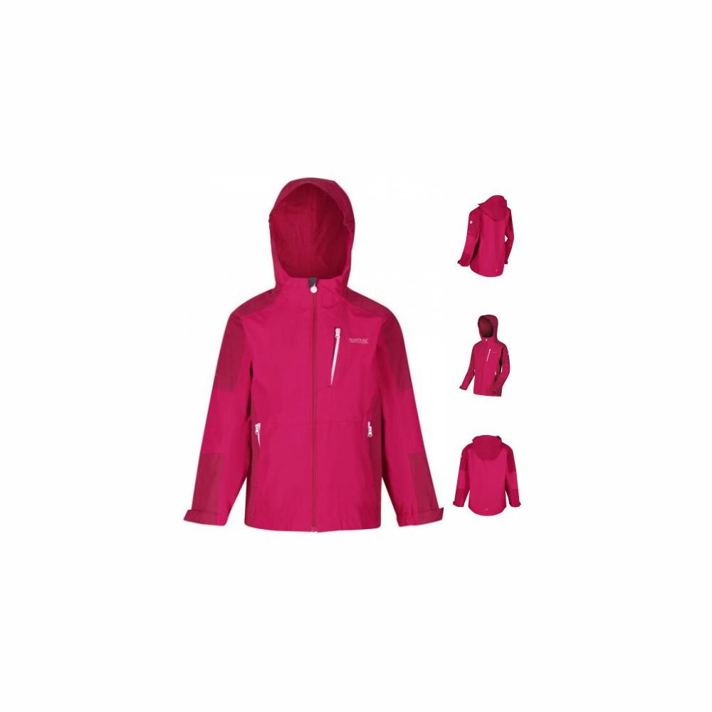 Regenjacke Regatta Outdoor-Jacke Highton Mädchen Polyester rosa Größe 170/176